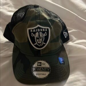 New Era Raiders Camouflage Adjustable Cap